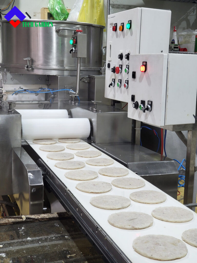 Máy định hình chả 2000 bánh