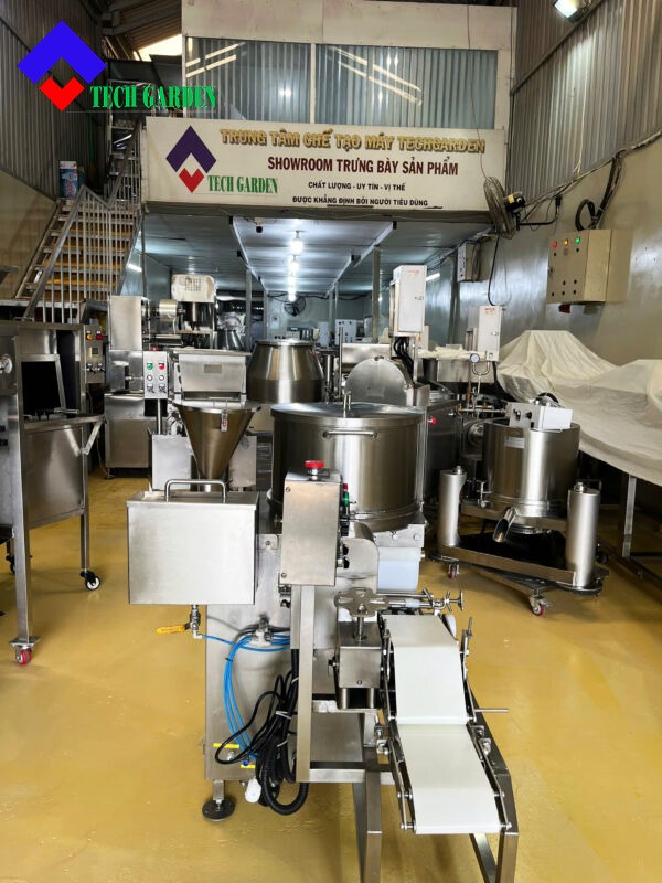 Máy định hình, định lượng chả – nhân bánh burger với công suất 400 – 600 miếng/giờ