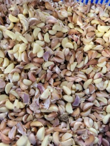 Thành phẩm của máy tách củ thành tép