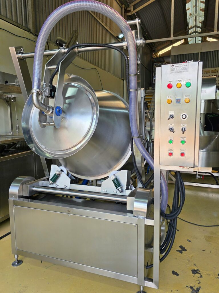 Máy trộn tròn hút chân không công nghiệp Tech Garden