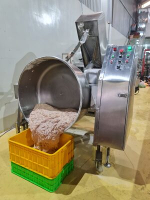 quết chả tự động nâng hạ