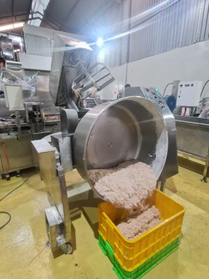 Quết chả tự động nâng hạ