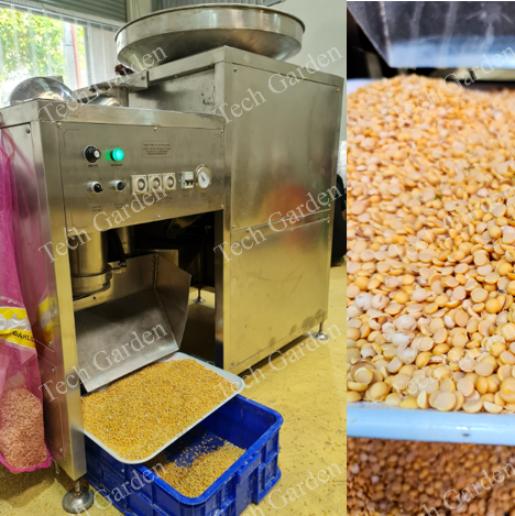 Soybean peeling machine