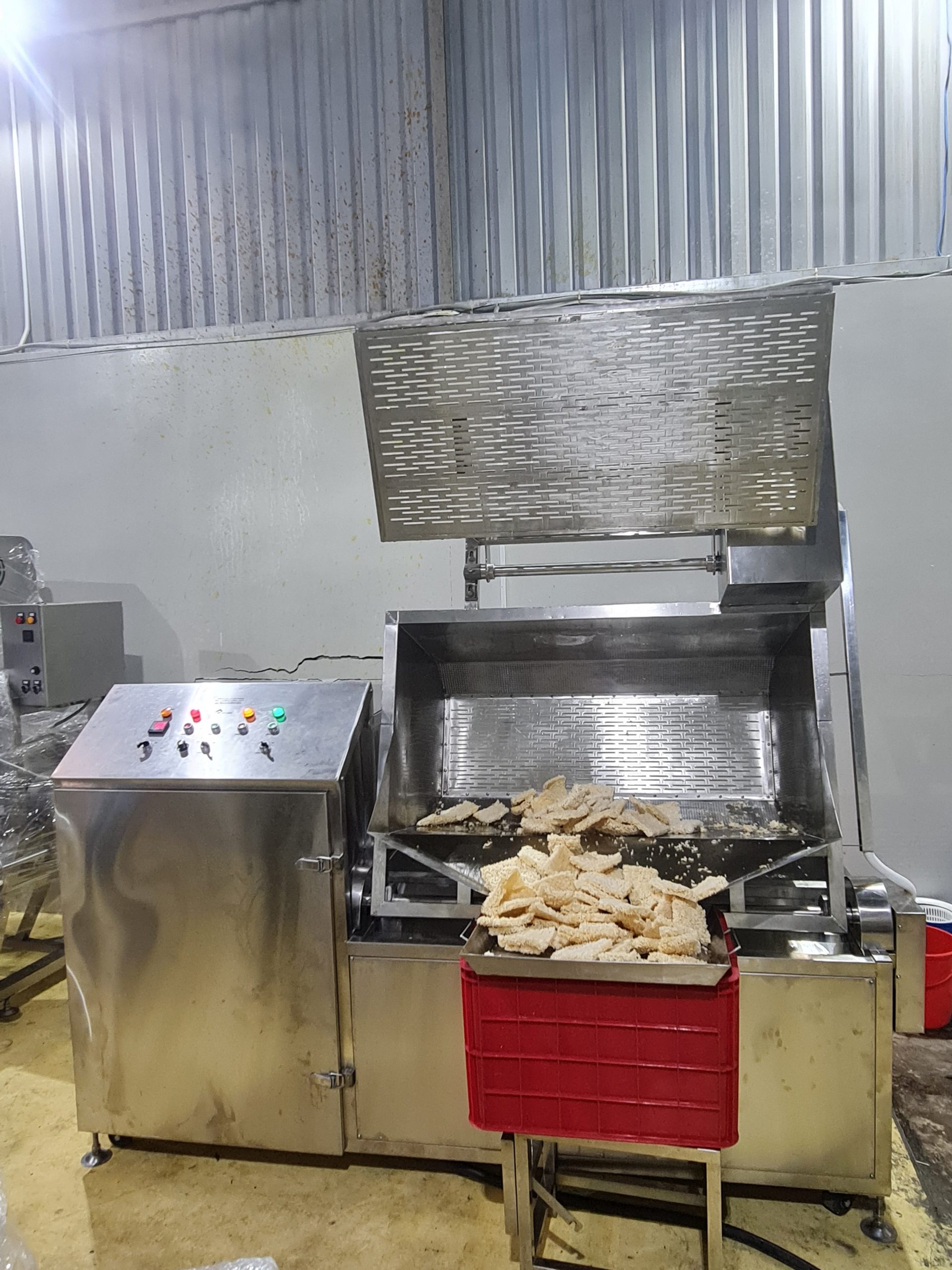 Automatic Frying Scorched Rice Machine