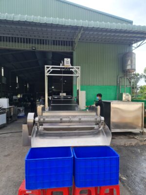 máy luộc băng tải