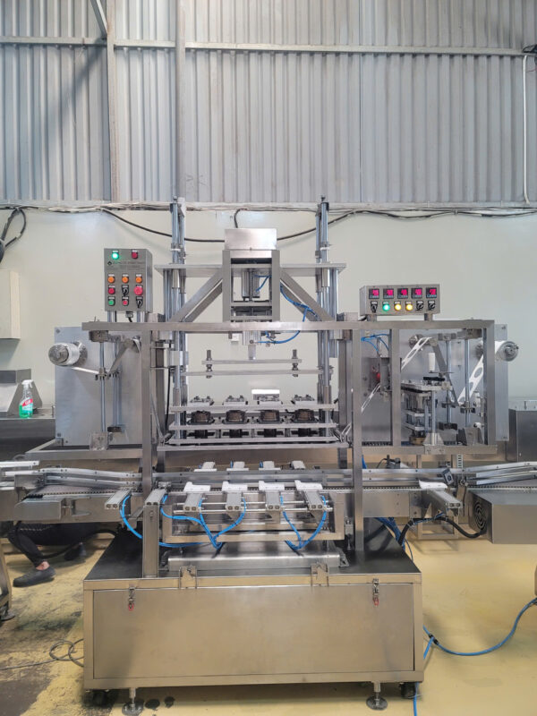 Dried Rimmed Fish Packaging Line - Jar Feeding, Sealing, Capping, Labeling